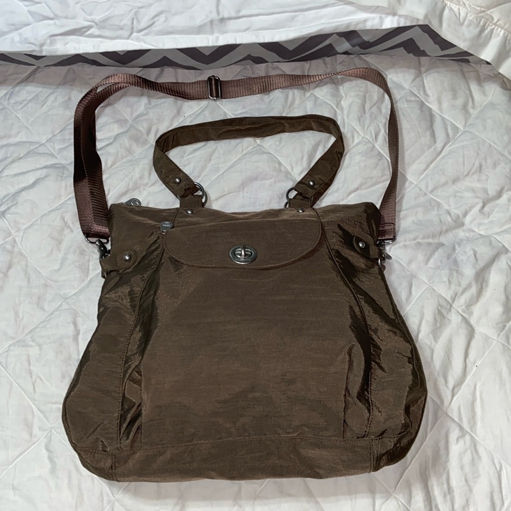 RARE Like new BAGGALLINI Laptop Bag Travel Tote Nylon